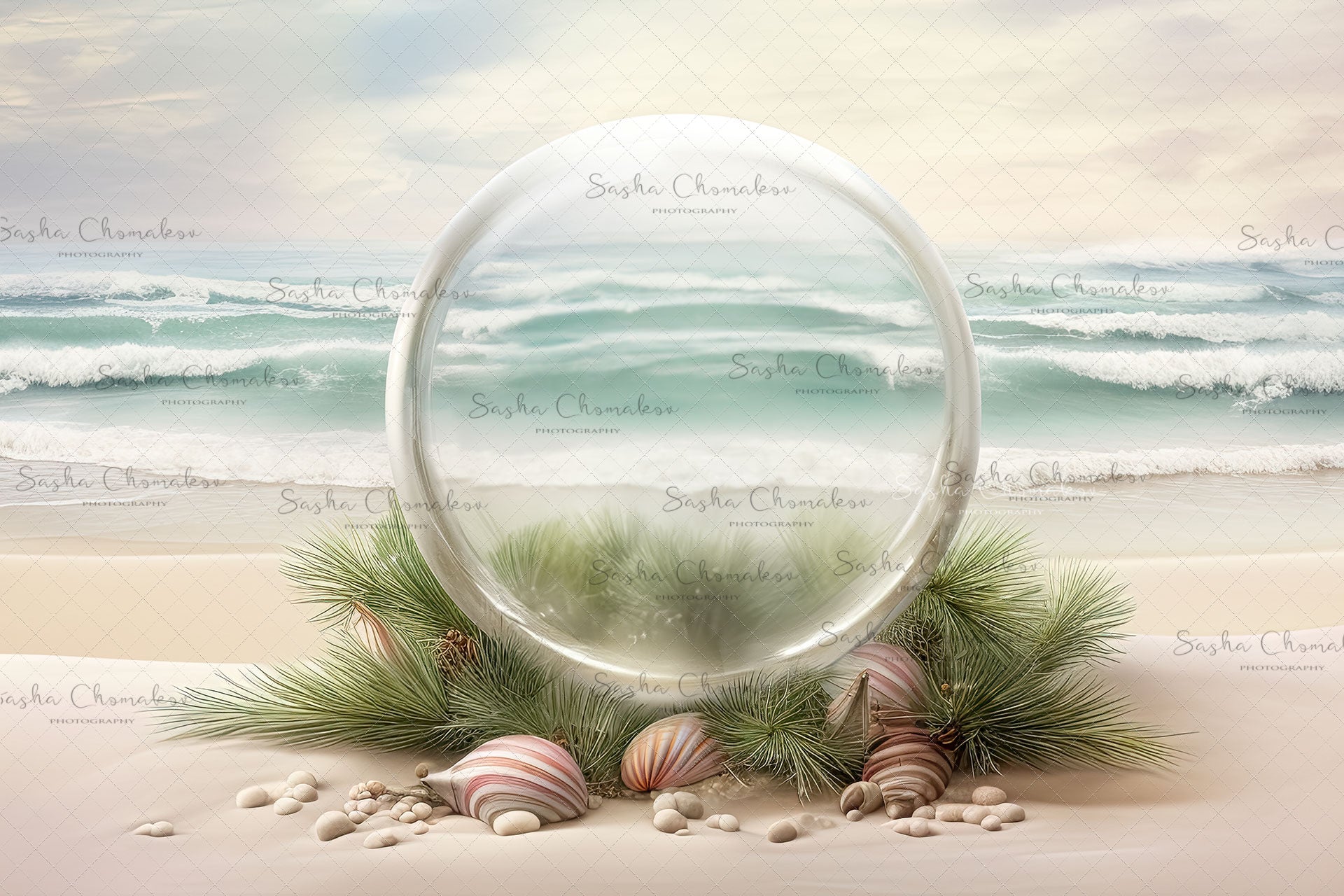 Digital Backdrop composite Ai generated composite