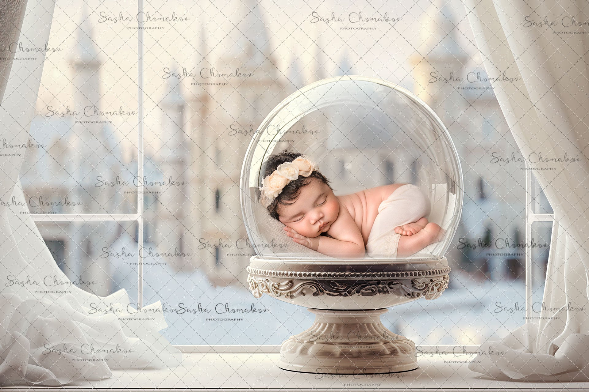 Digital Backdrop composite Ai generated composite