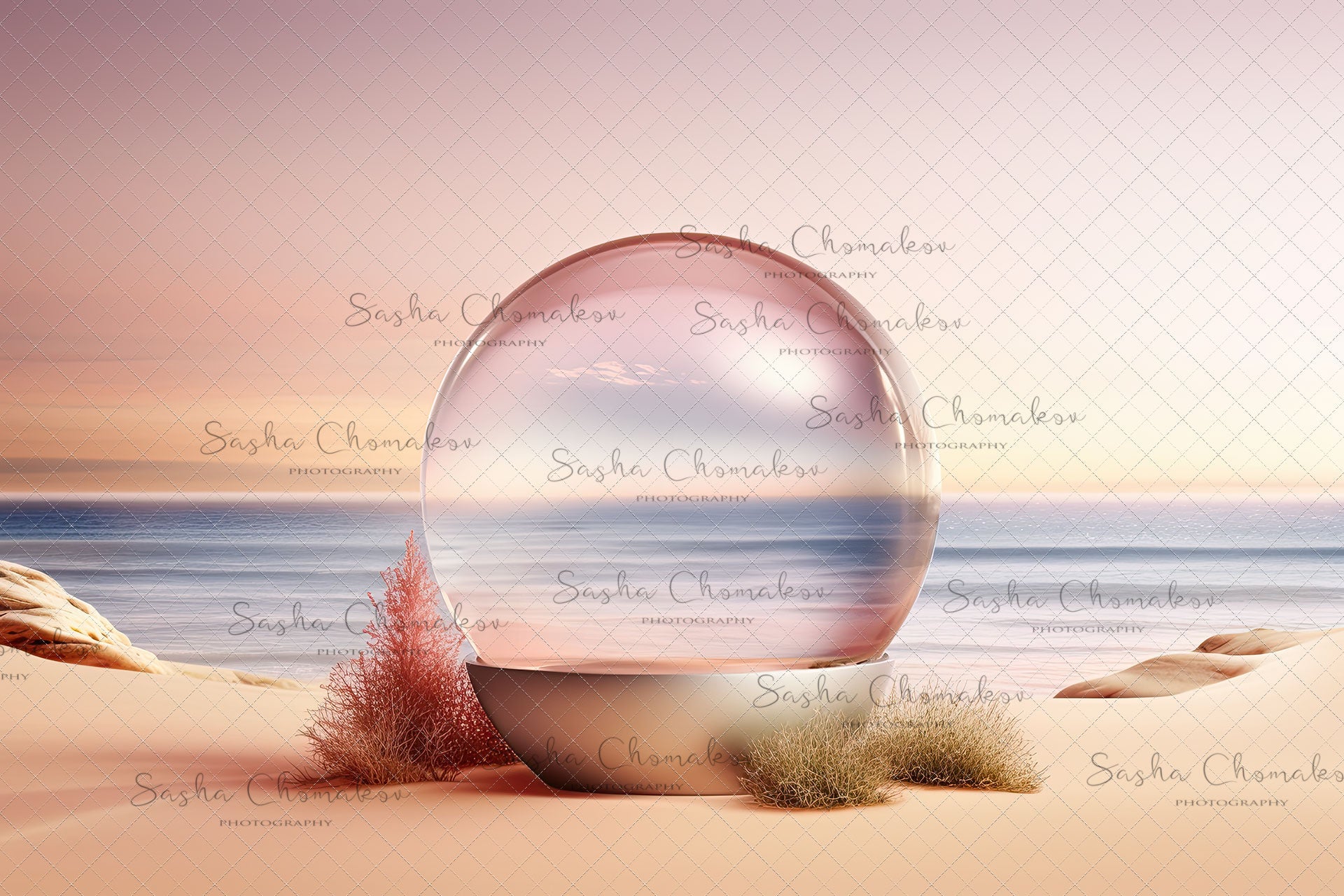 Digital Backdrop composite Ai generated composite
