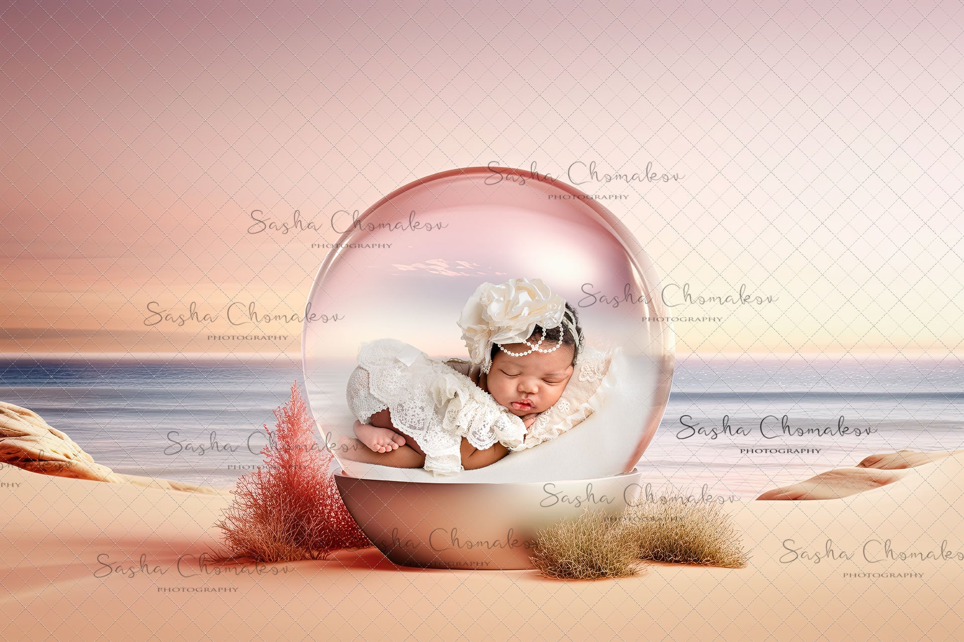 Digital Backdrop composite Ai generated composite