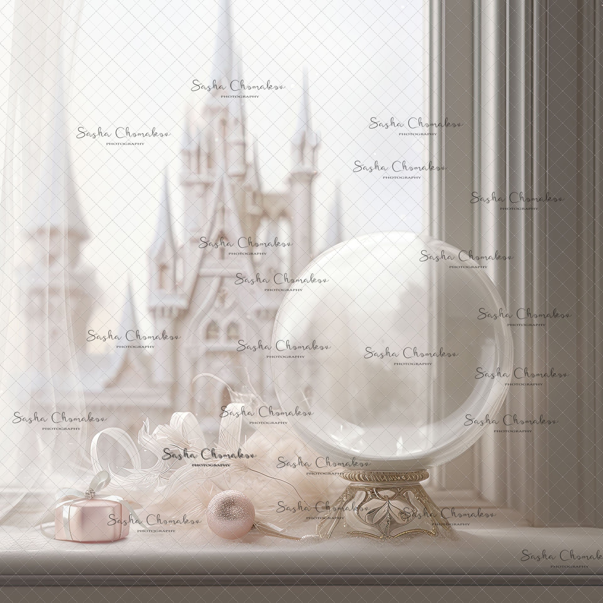 Digital Backdrop composite Ai generated composite