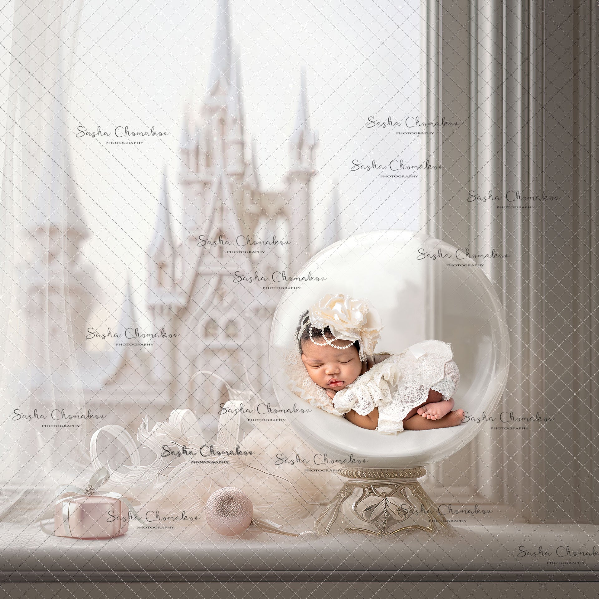 Digital Backdrop composite Ai generated composite