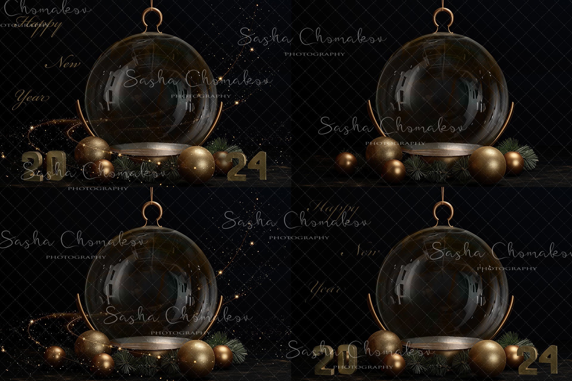 Digital Backdrop composite Ai generated and real props