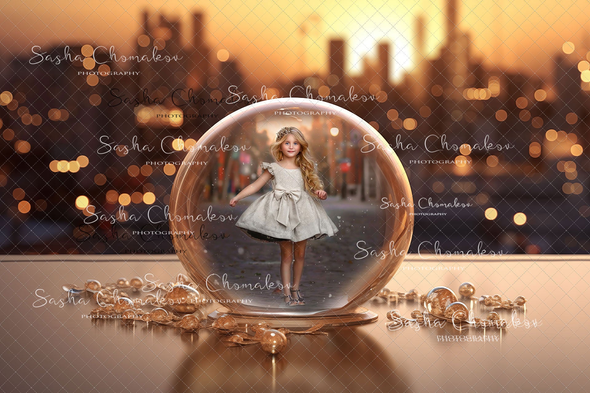 Digital Backdrop composite Ai generated composite
