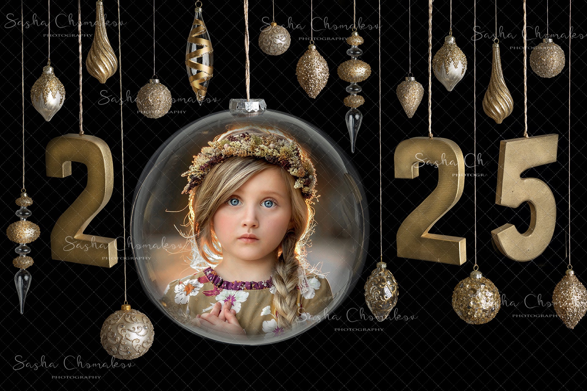 Digital Backdrop Happy hew year 2025