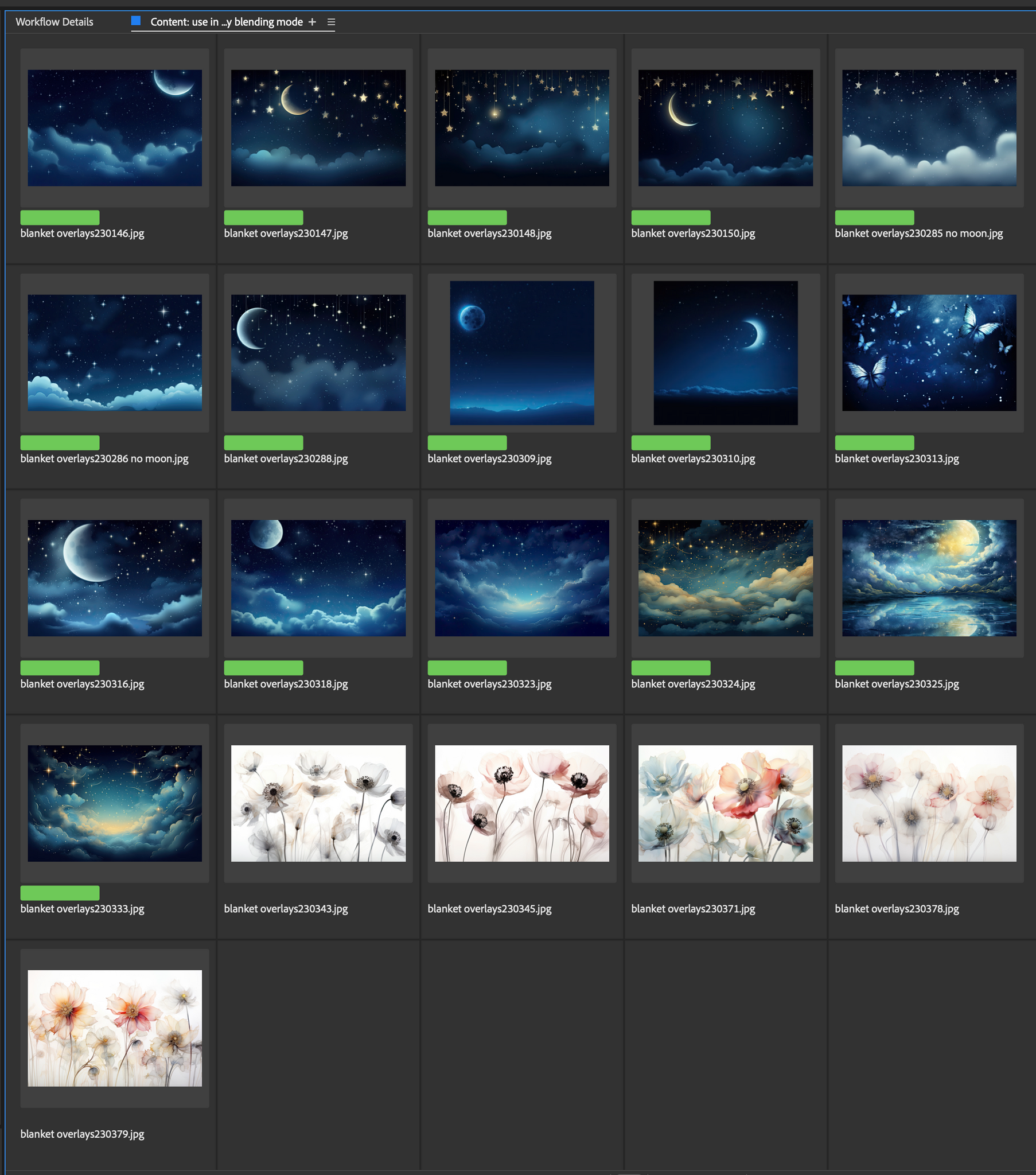 Digital backgrounds Ai generated overlays for blankets
