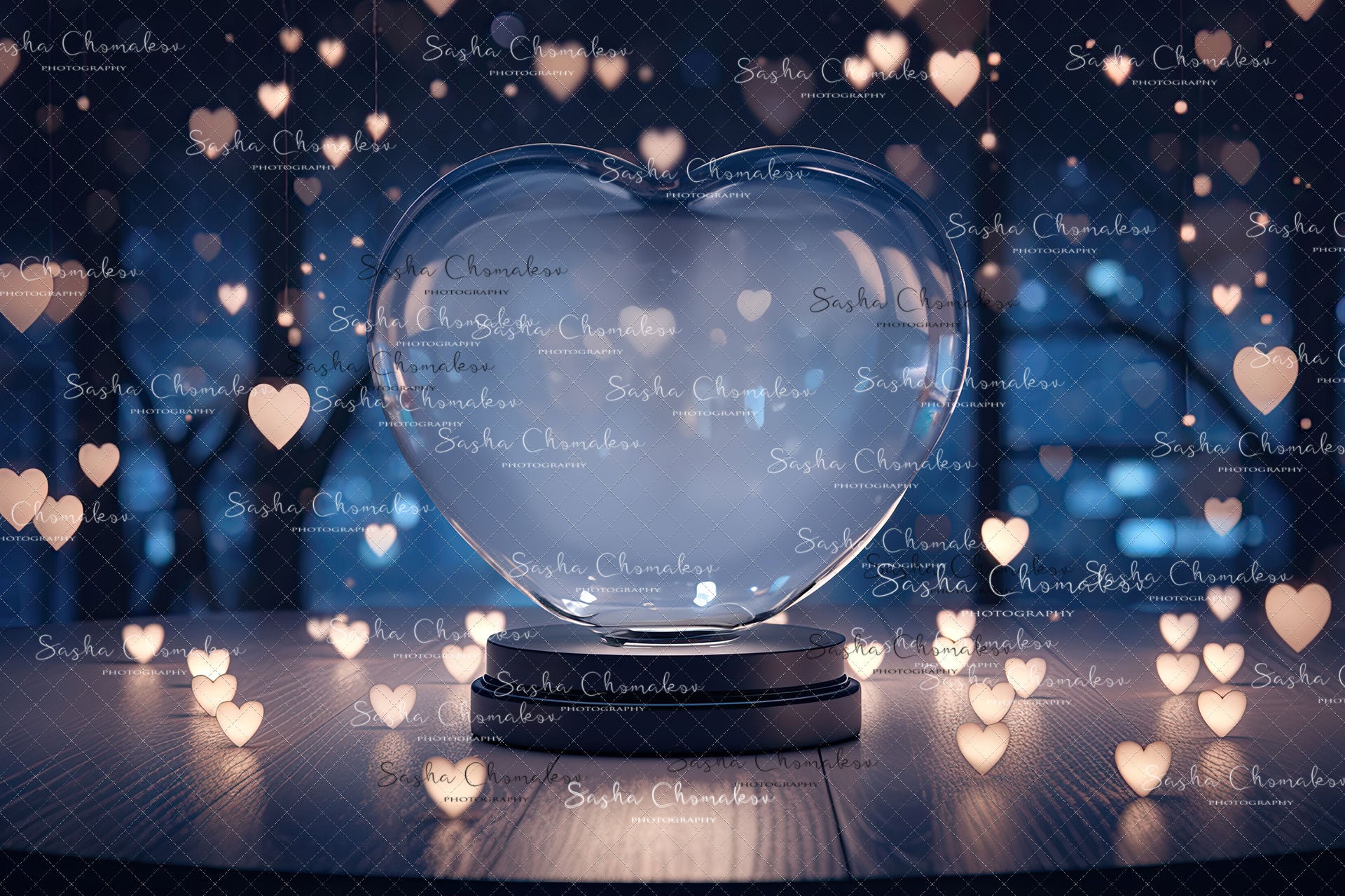 Digital backgrounds Ai generated V-day globe