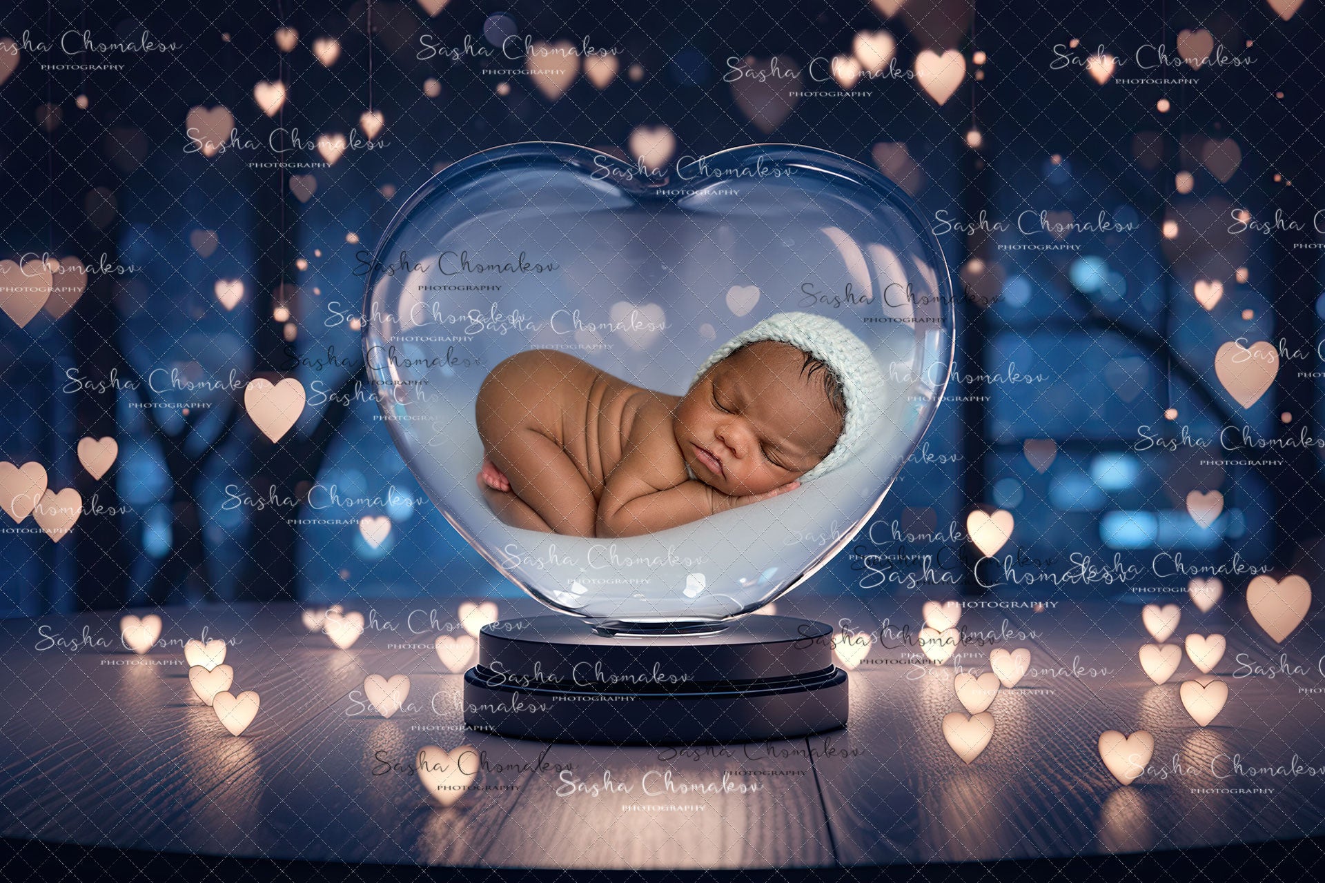 Digital backgrounds Ai generated V-day globe