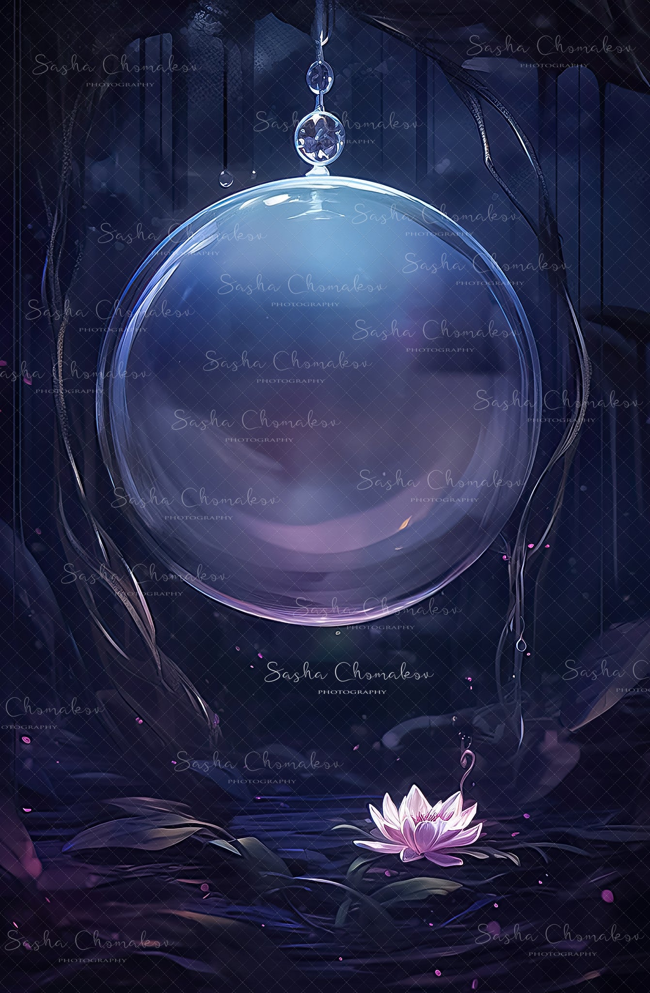 Digital backgrounds Ai generated vertical globe