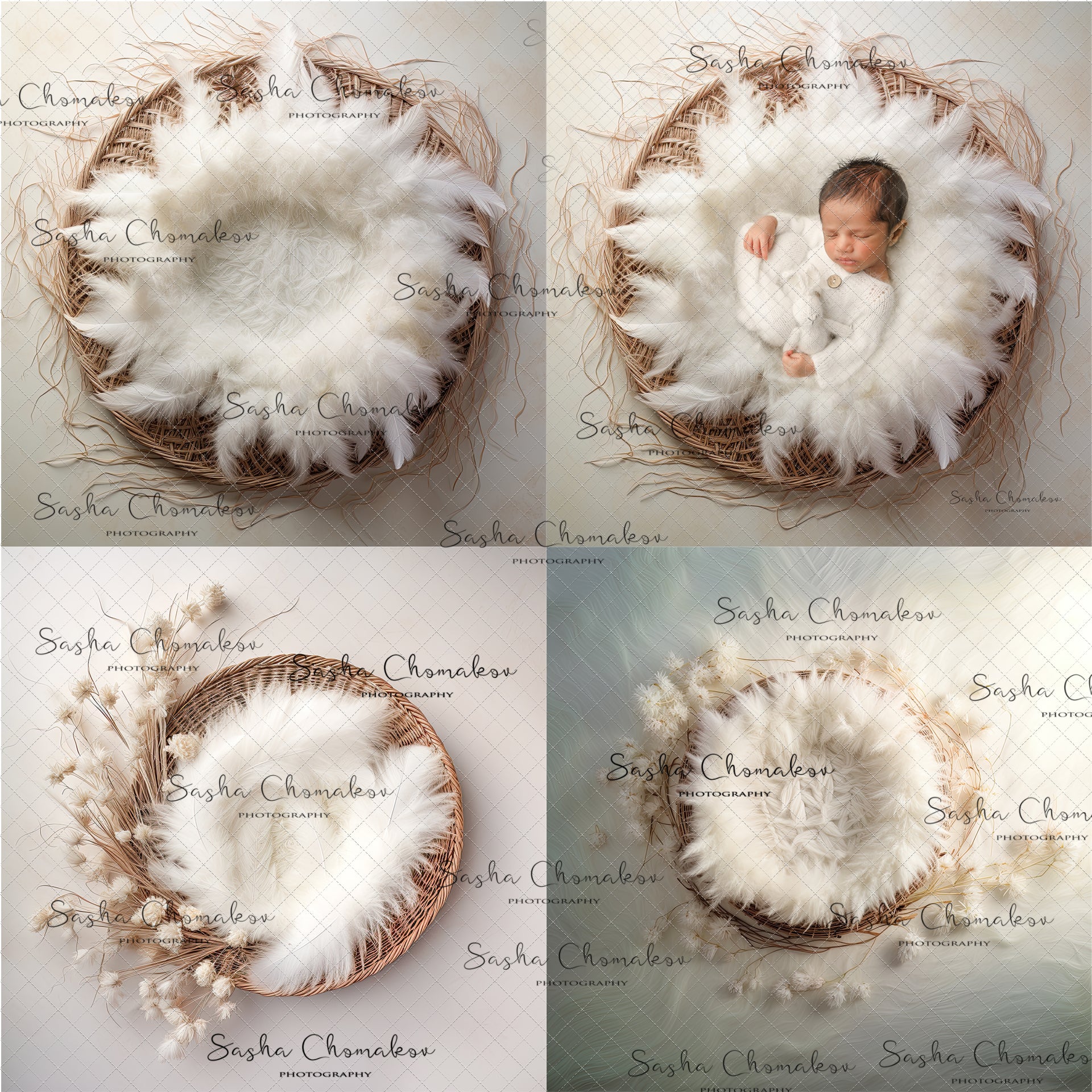 Digital Backdrops Ai generated cream boys 1