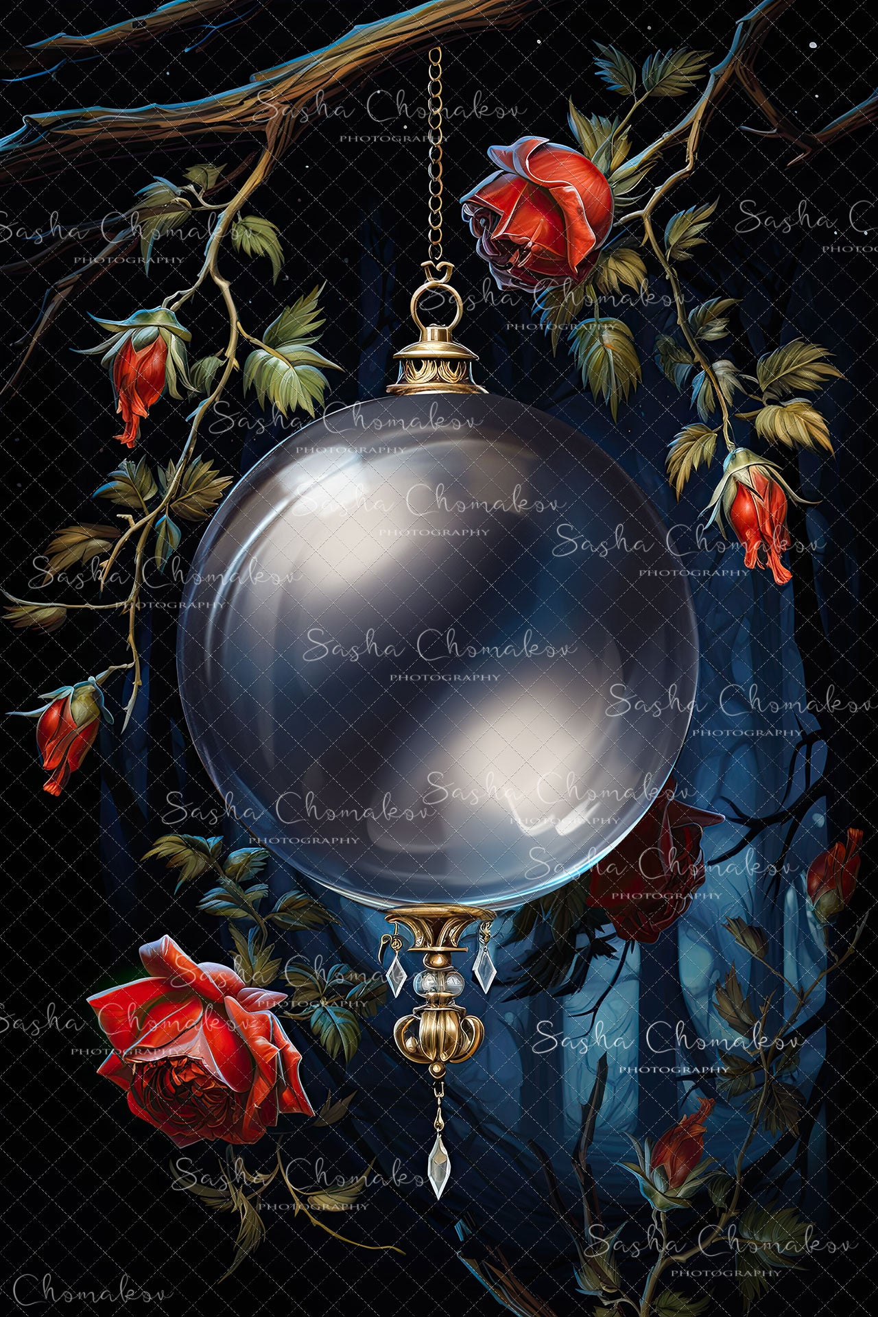Digital backgrounds Ai generated vertical globe