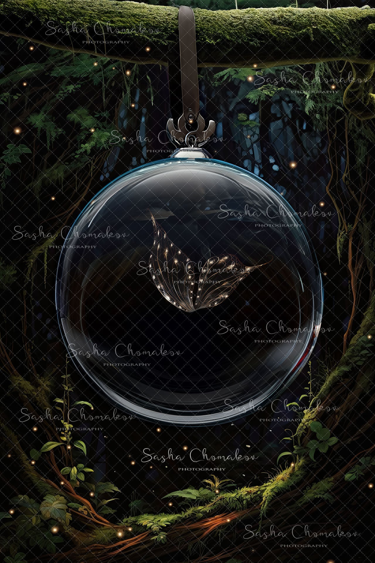 Digital backgrounds Ai generated vertical globe