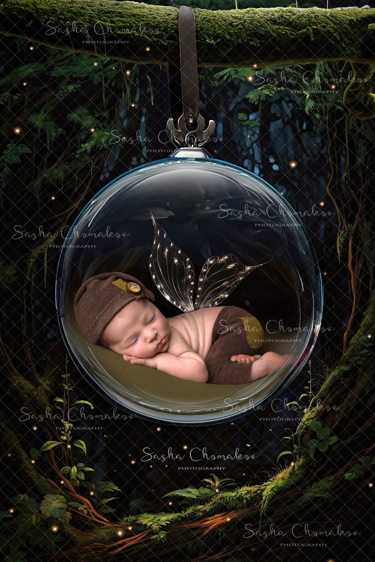 Digital backgrounds Ai generated vertical globe