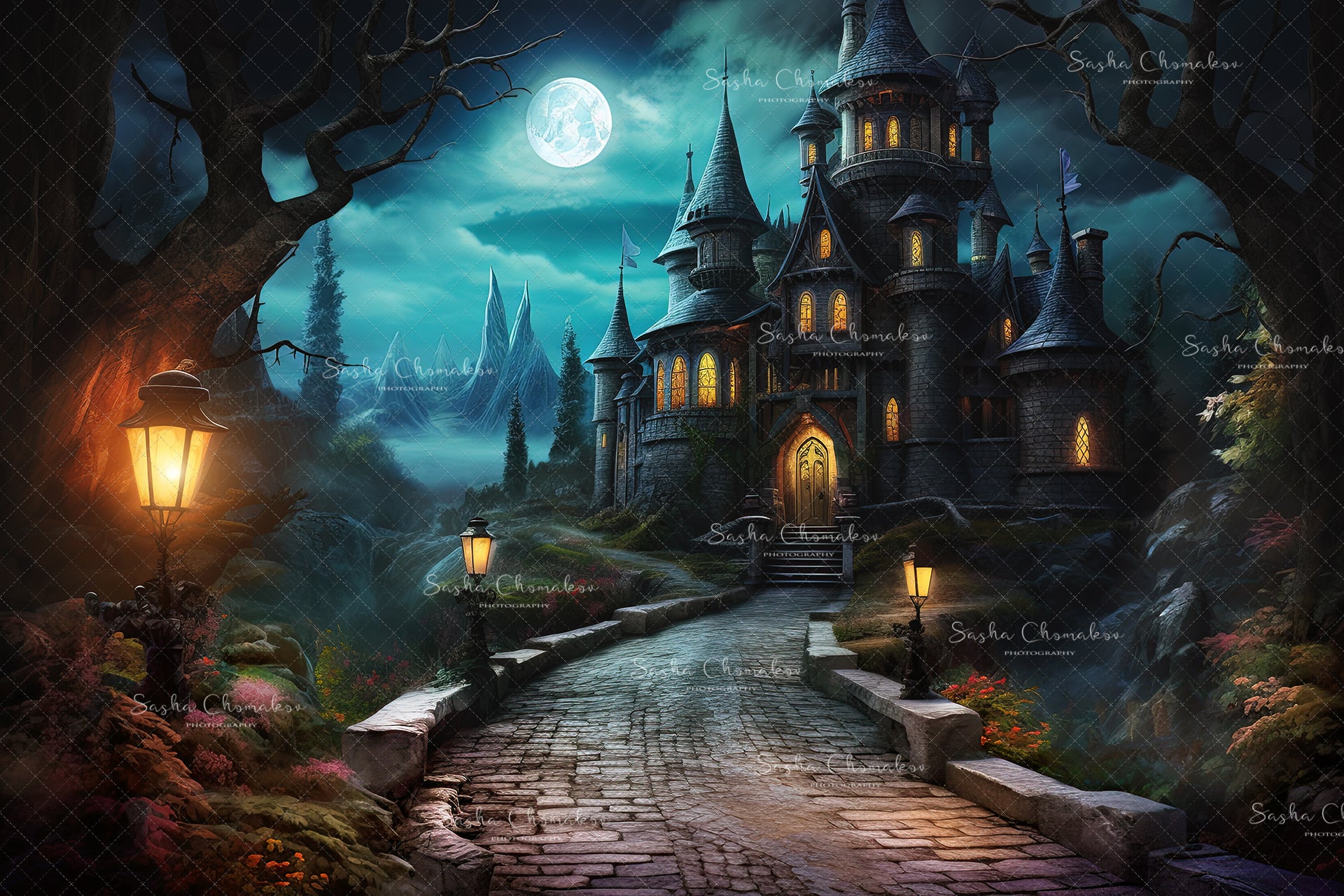 Digital backgrounds Ai generated Fall 23