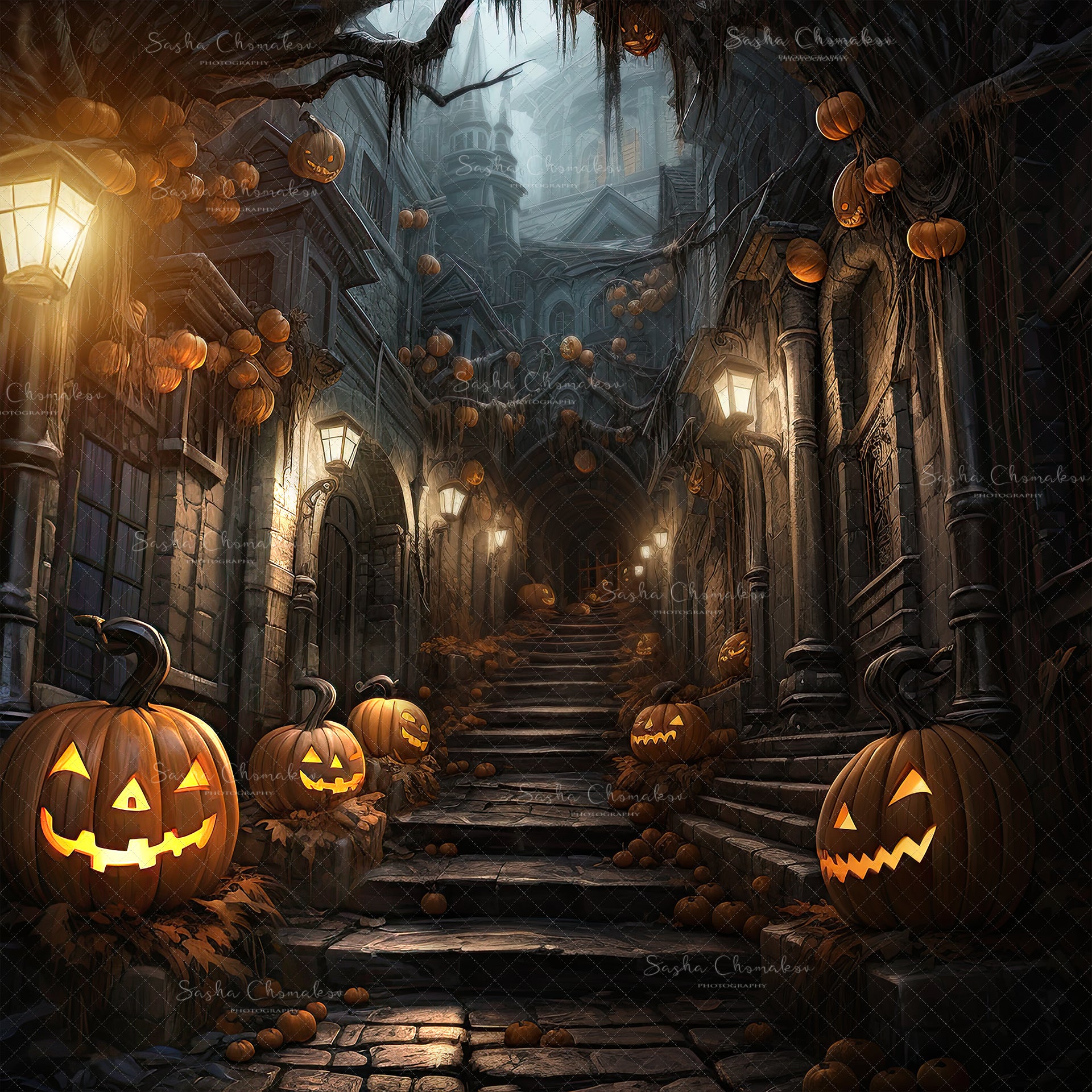 Digital backgrounds Ai generated Fall 23