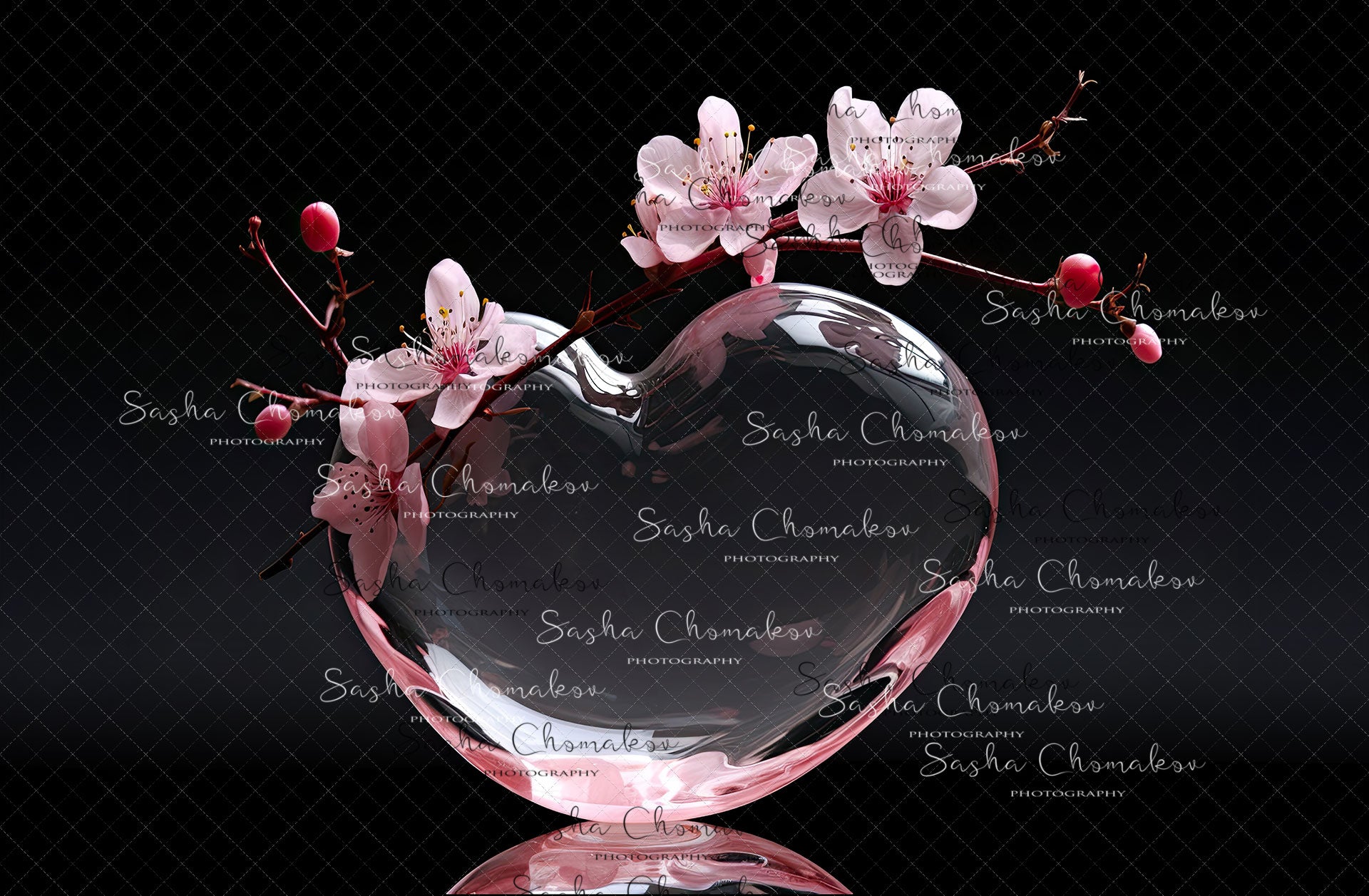 Digital backgrounds Ai generated V-day globe
