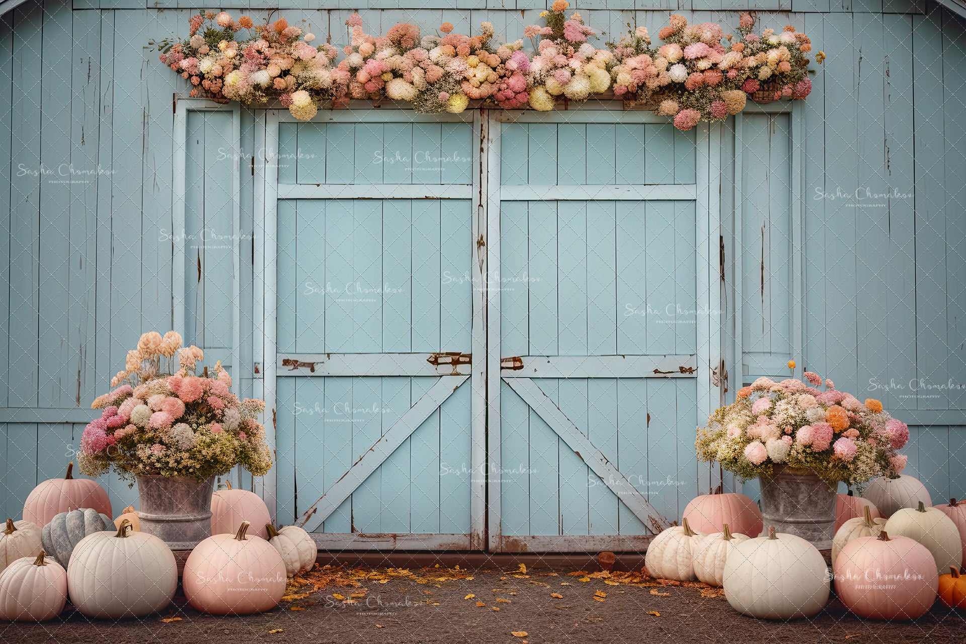 Digital backgrounds Ai generated pastel farm Fall 23