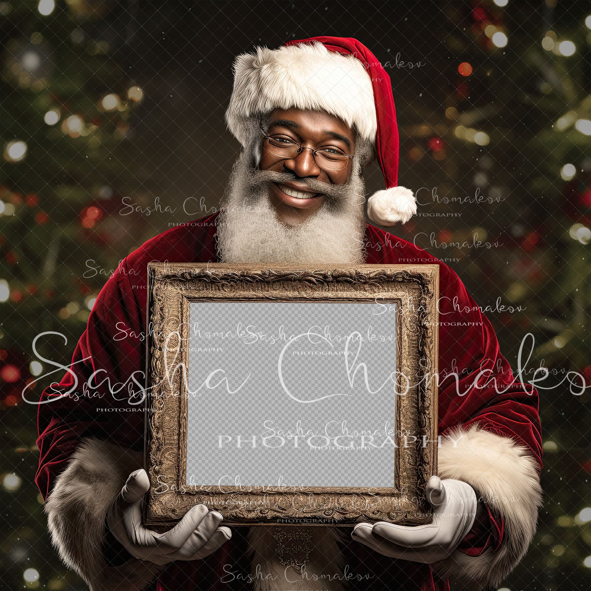 Digital Backdrop composite Ai generated composite square