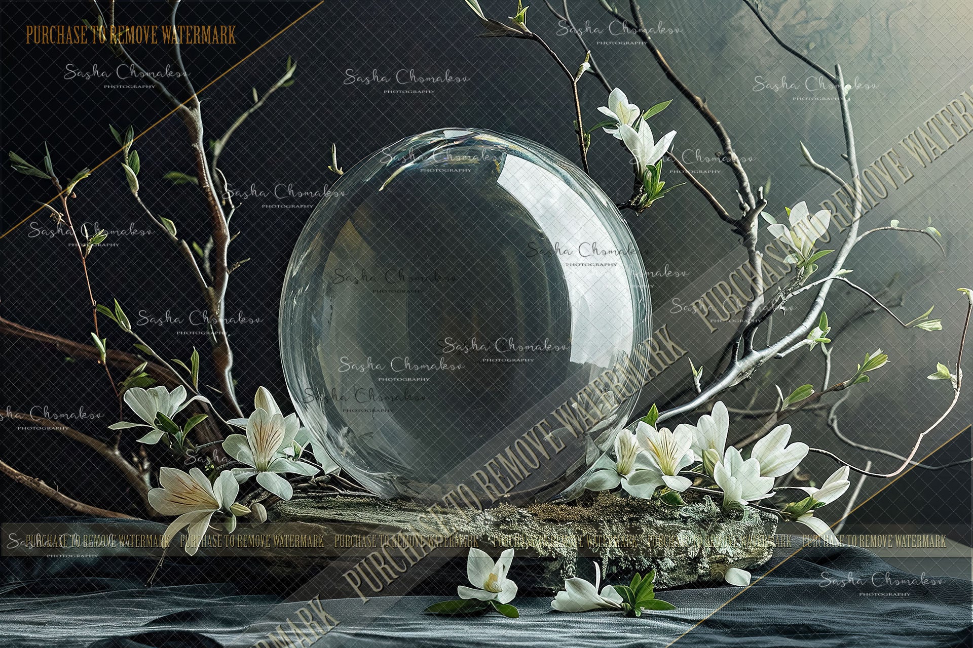Digital backgrounds Easter egg globe Ai generated