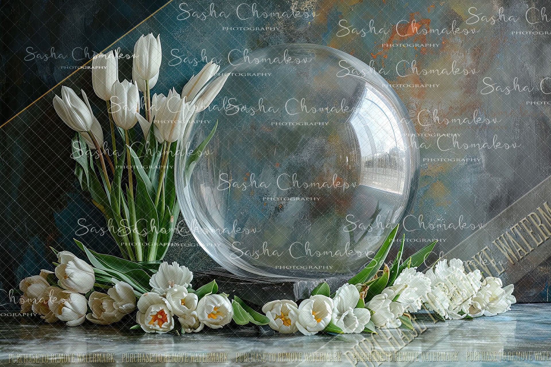 Digital backgrounds Easter egg globe Ai generated
