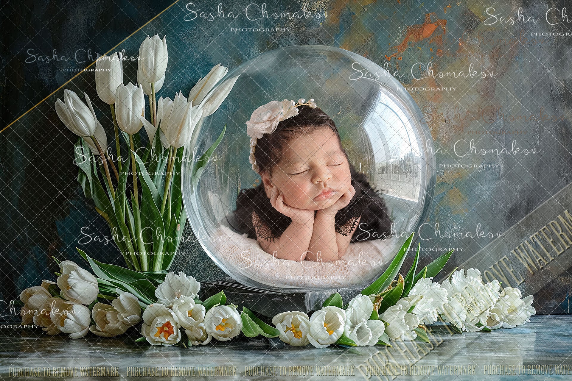 Digital backgrounds Easter egg globe Ai generated