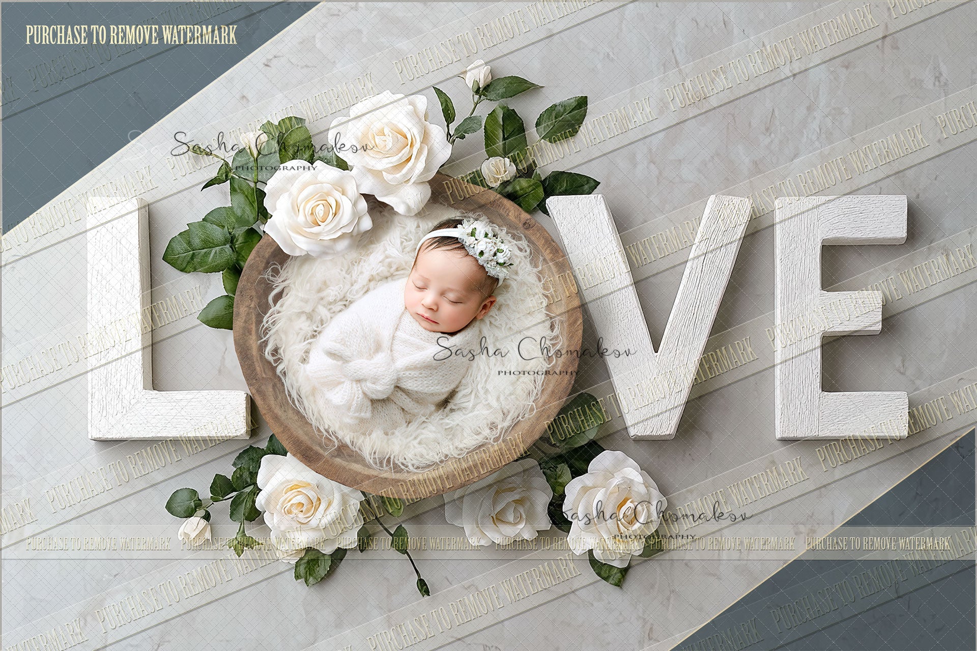 Digital background Ai generated LOVE