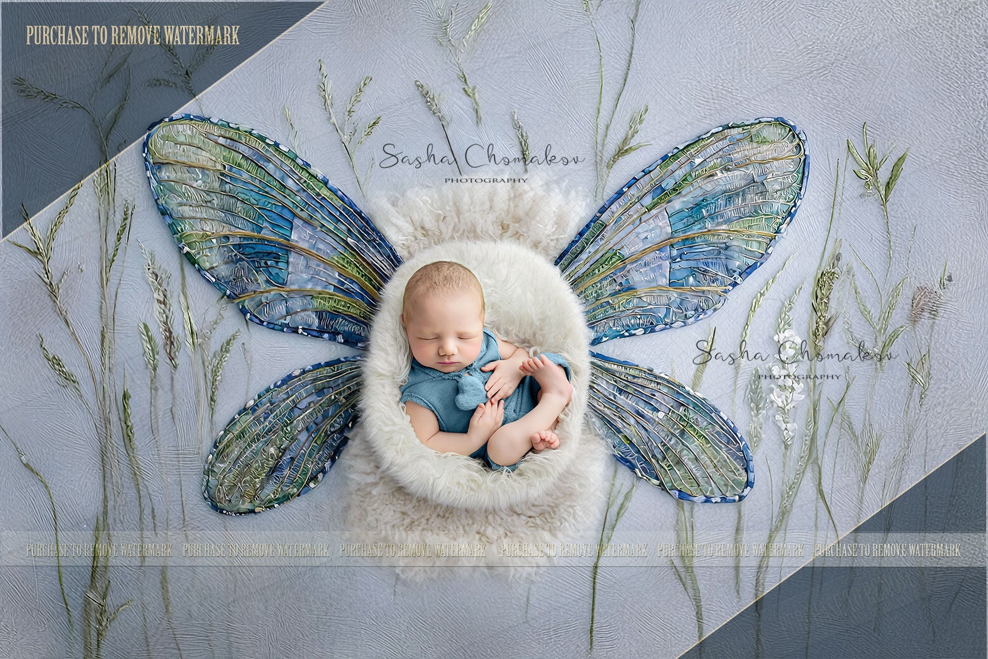 12 Digital backgrounds Ai generated dragonflies