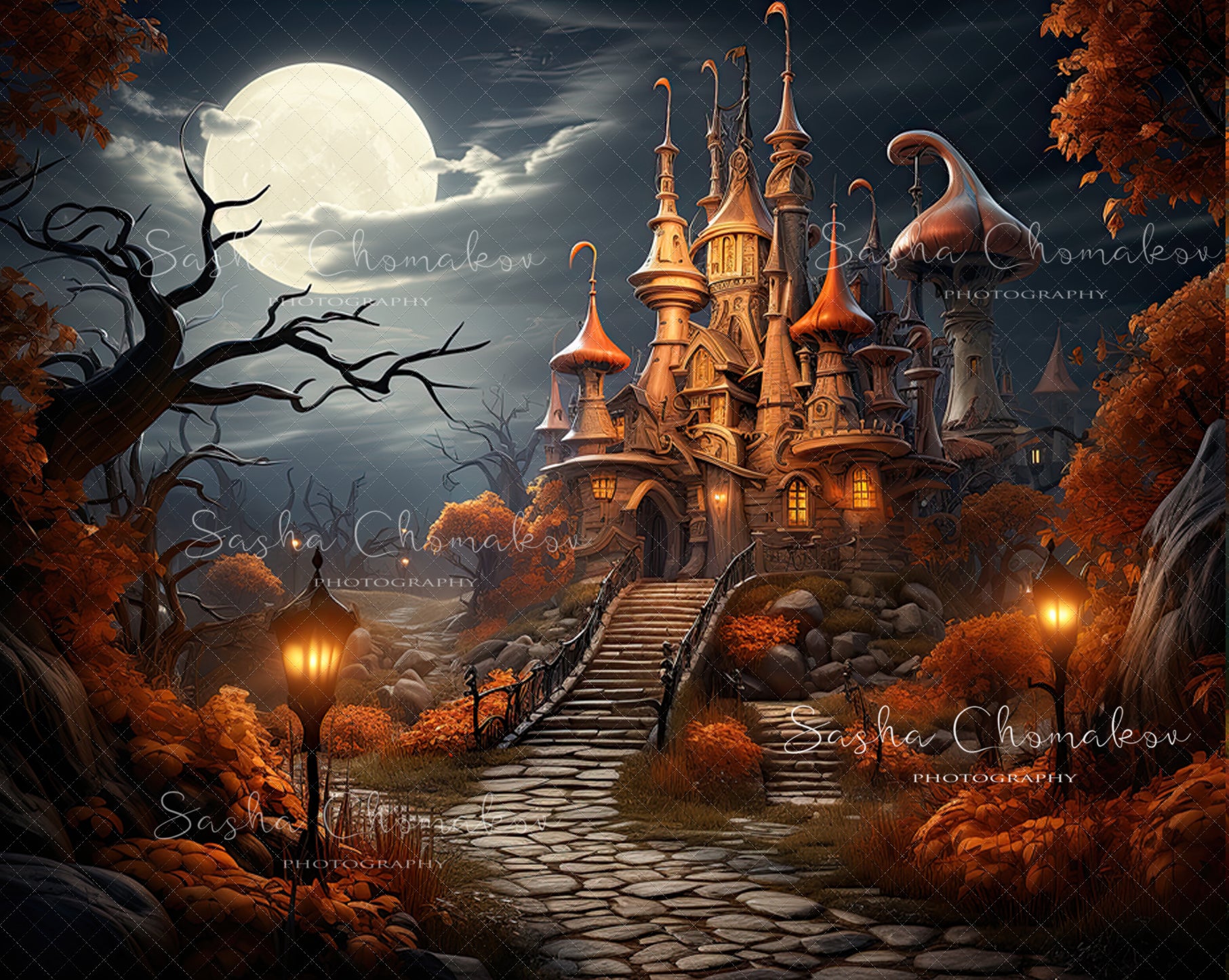 Digital backgrounds Ai generated Fall 23