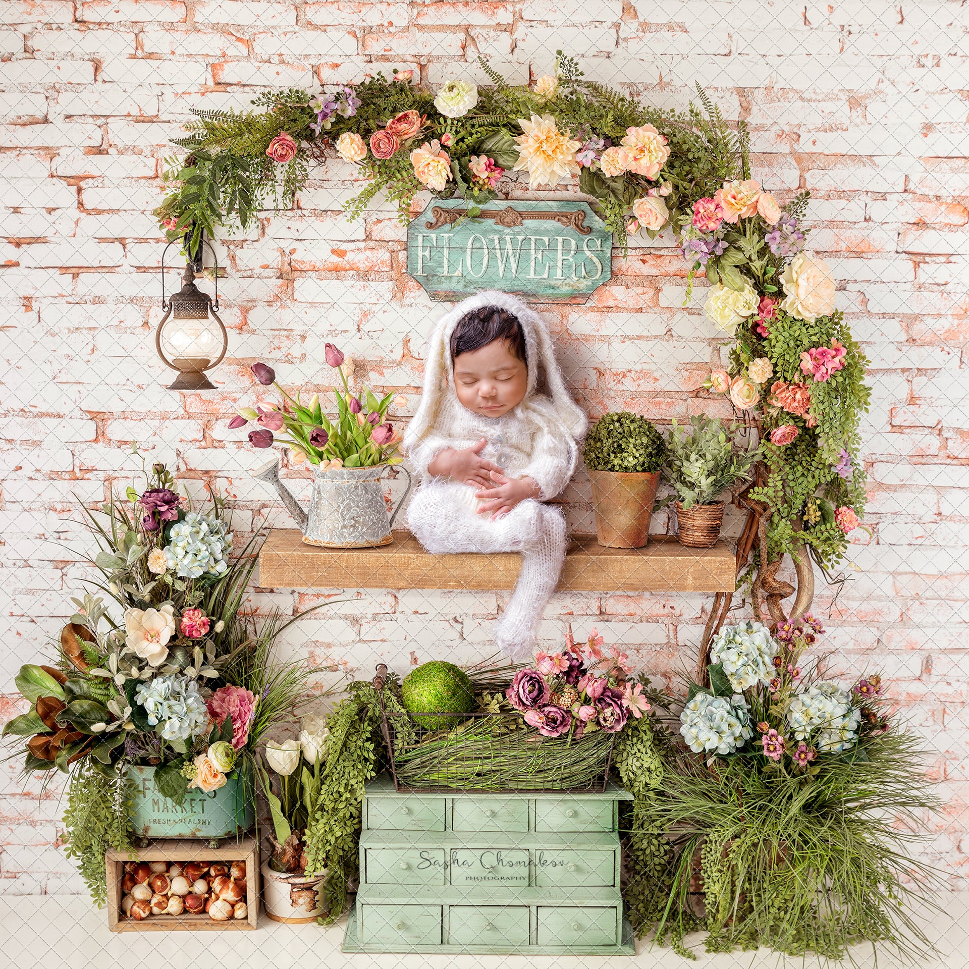 Digital background mural