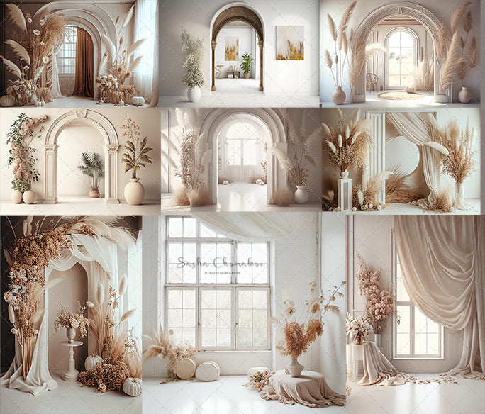 Boho Digital Backdrops cAi generated 1