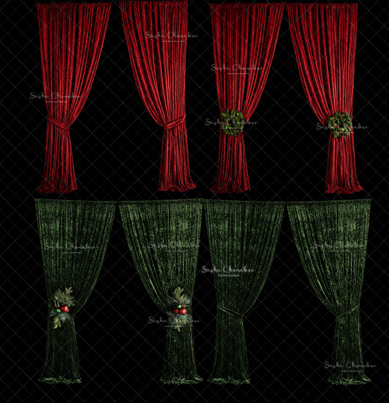 Digital drapes overlays