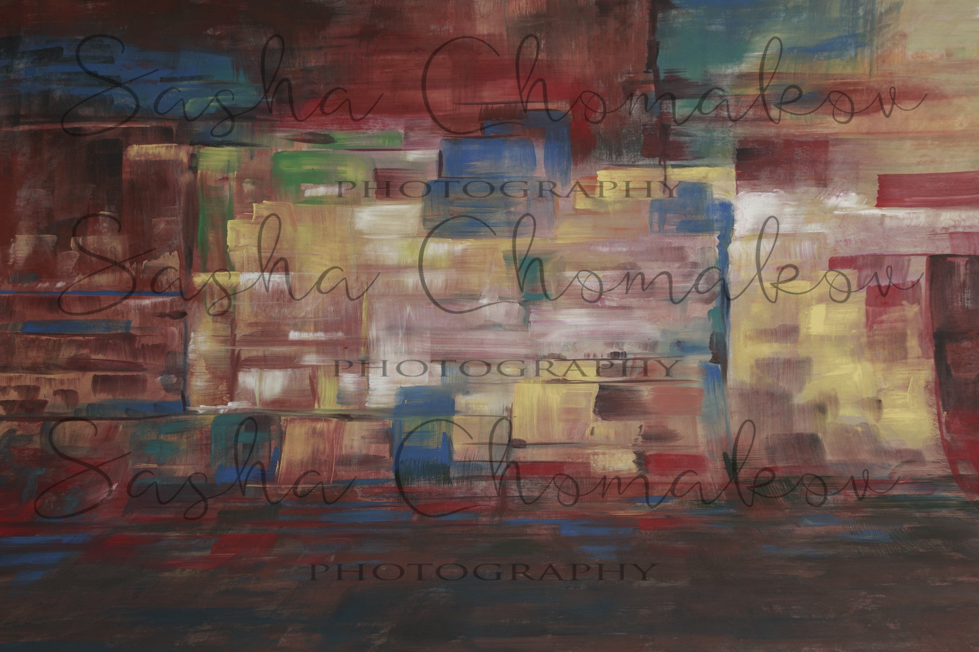 Hand Painted Digital Backdrop