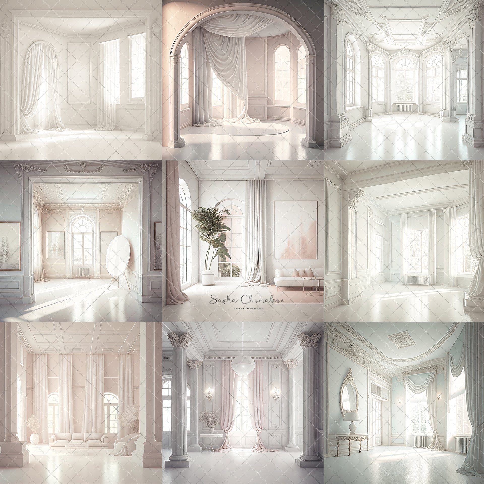 Digital Backdrops Ai generated 5
