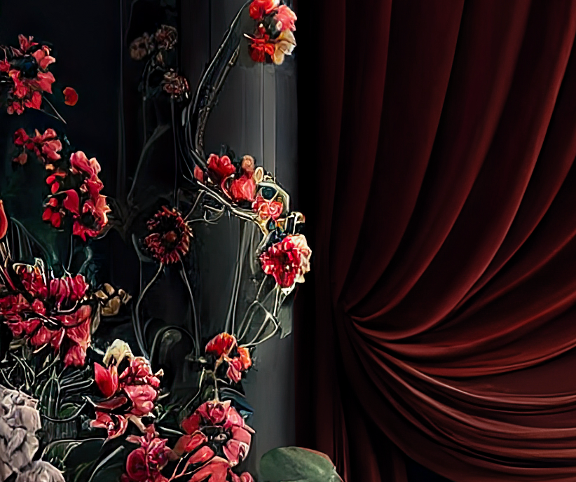 Digital Backdrops dark victorian rooms 3 Ai generated