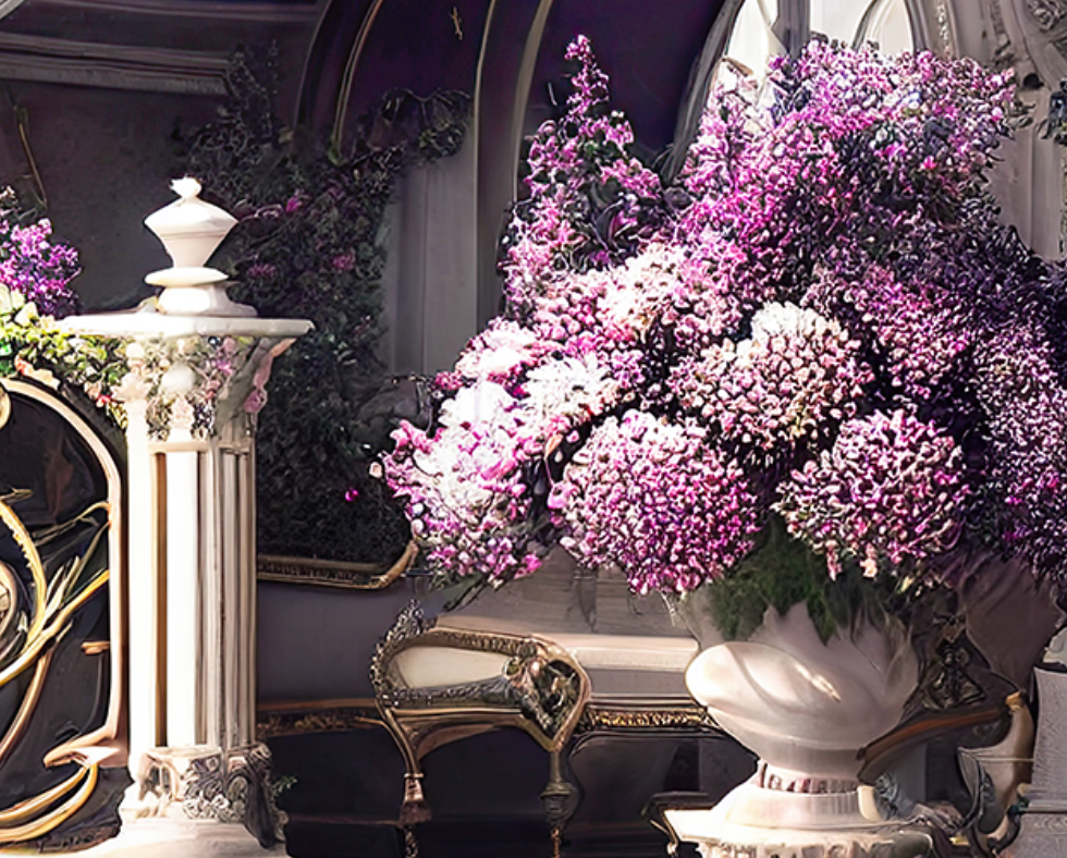 Digital Backdrops staircases Ai generated