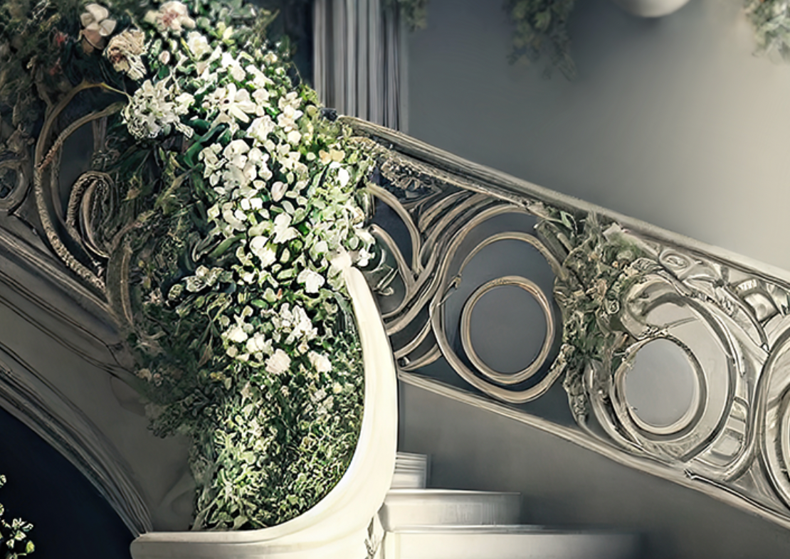 Digital Backdrops staircases Ai generated