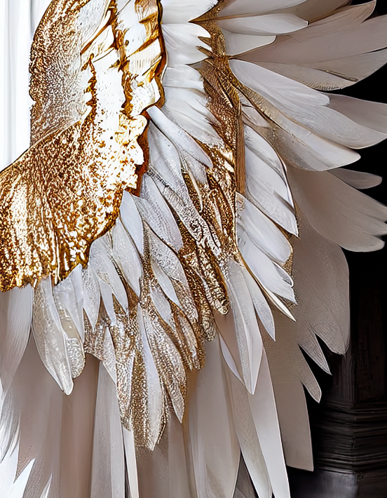 Digital Backdrops wings set 1 Ai generated