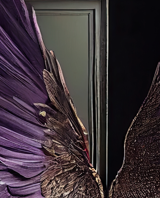 Digital Backdrops wings set 2 Ai generated
