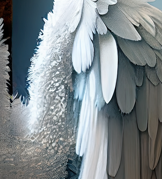 Digital Backdrops wings set 2 Ai generated