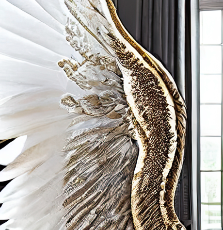 Digital Backdrops wings set 3 Ai generated