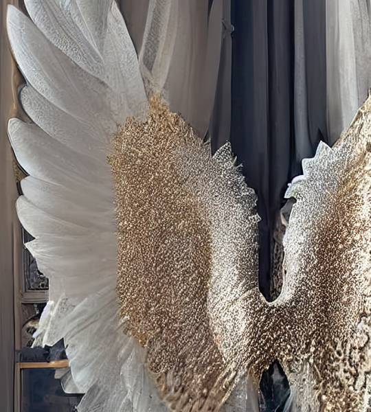 Digital Backdrops wings set 3 Ai generated