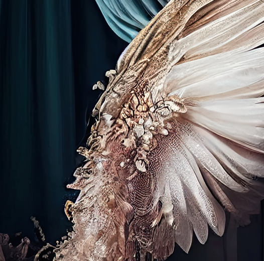 Digital Backdrops wings set 4 Ai generated