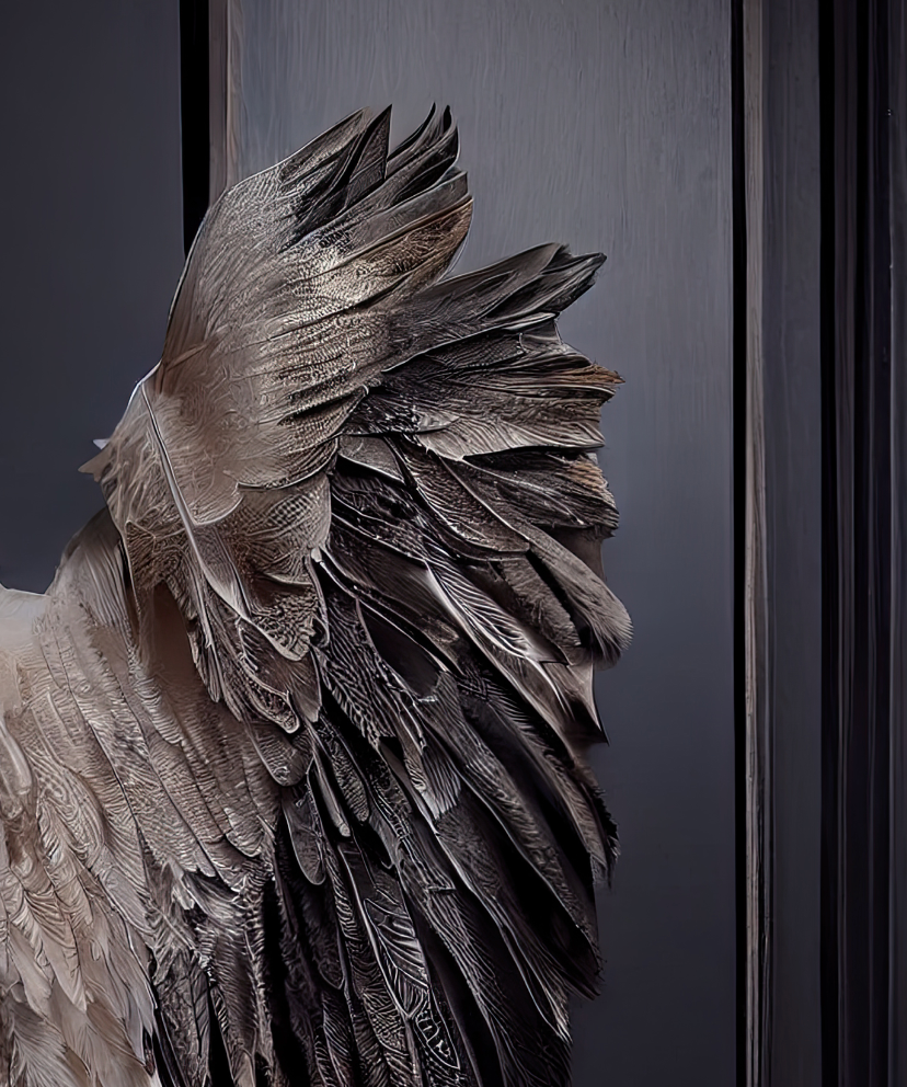 Digital Backdrops wings set 4 Ai generated
