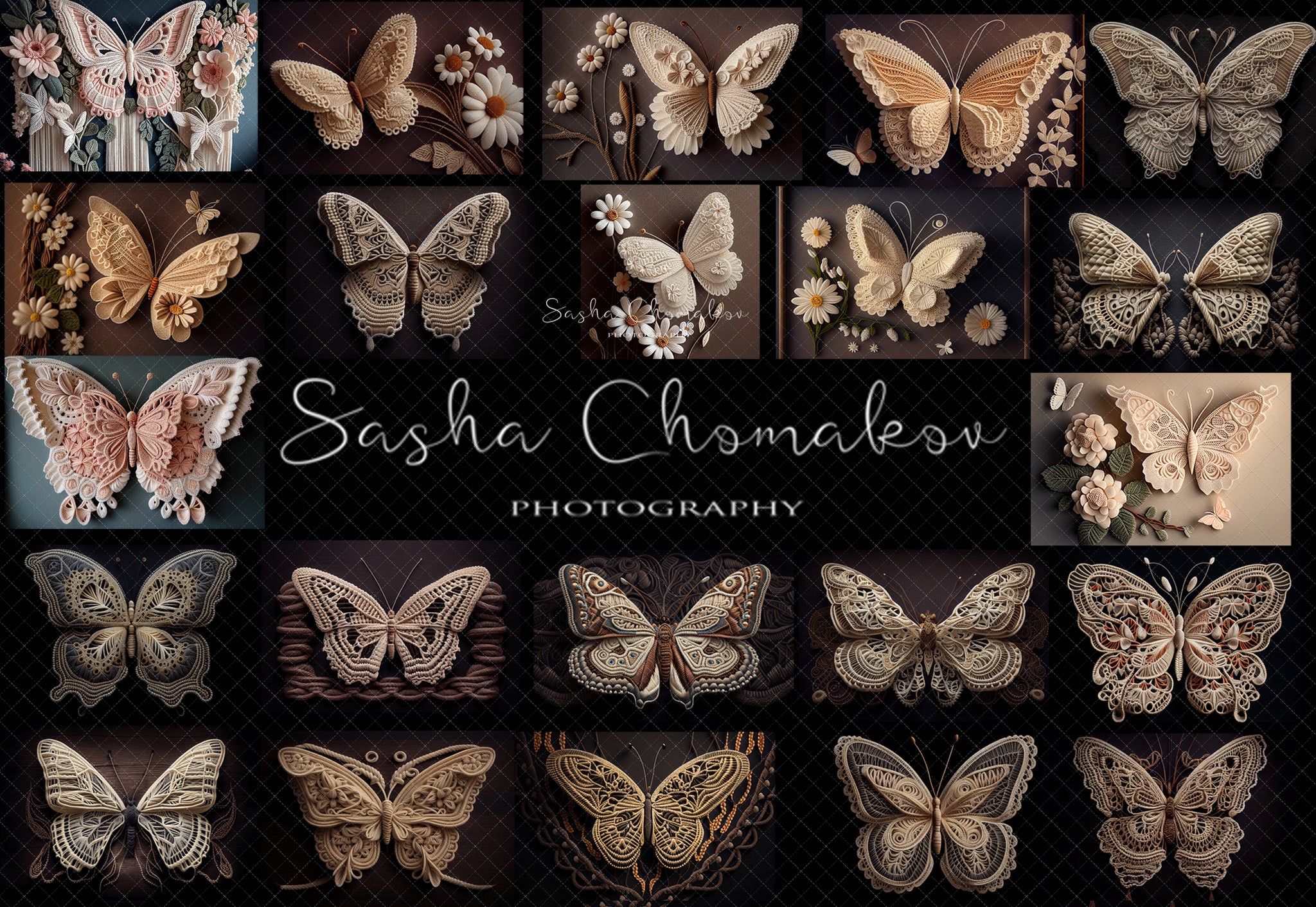 Backdrop butterflies boho butterflies 22 Ai generated