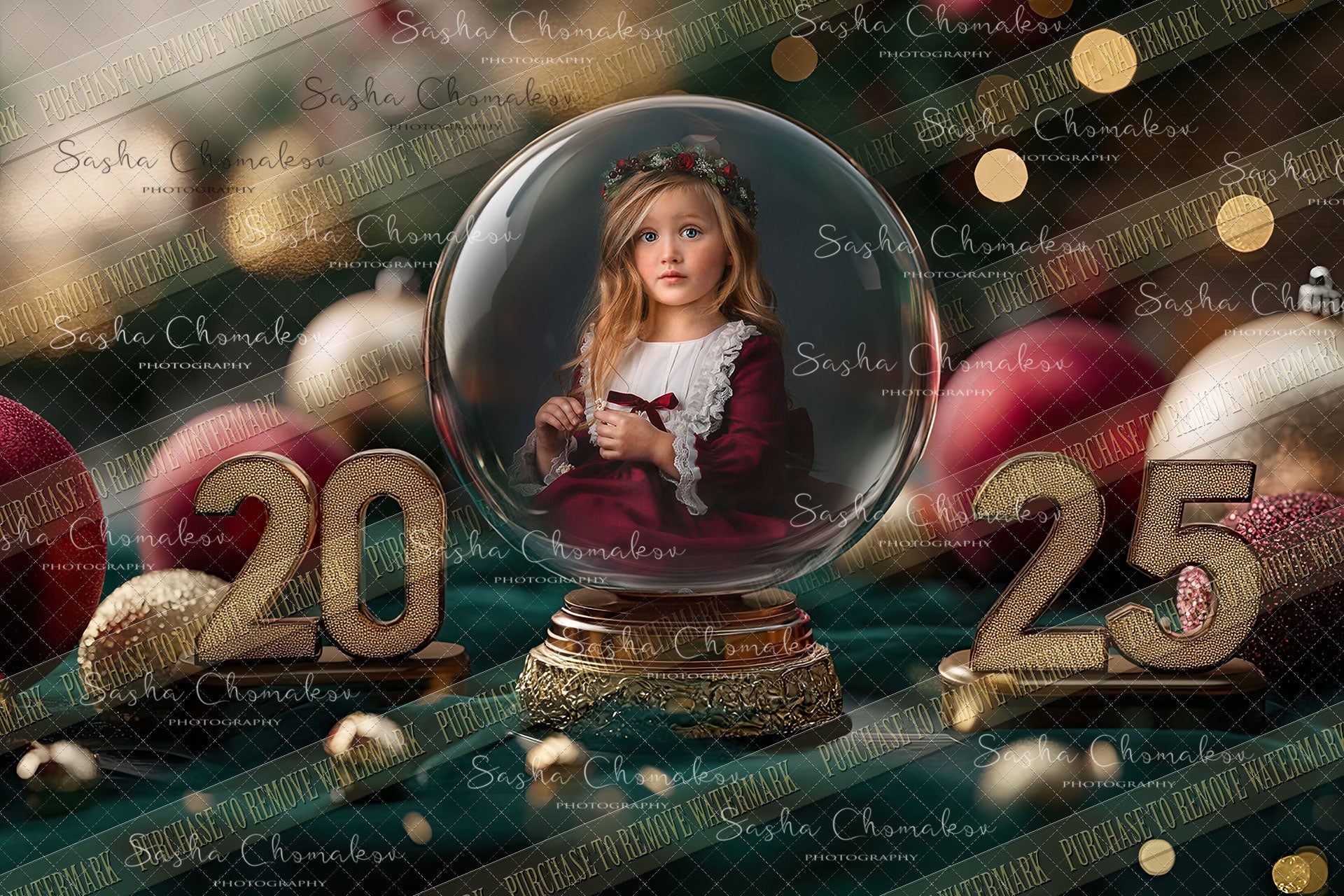 Digital Backdrop Happy new year 2025 to 2030