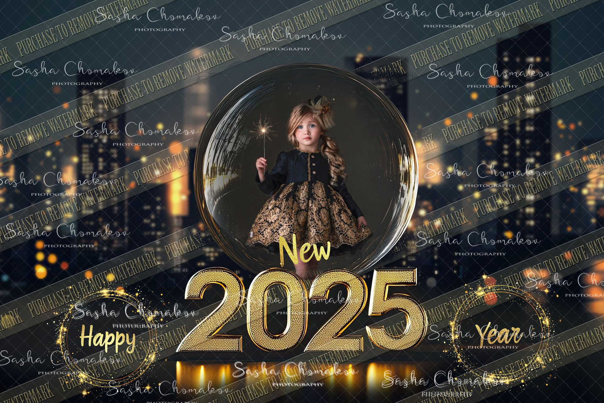 Digital Backdrop Happy new year 2025 to 2030