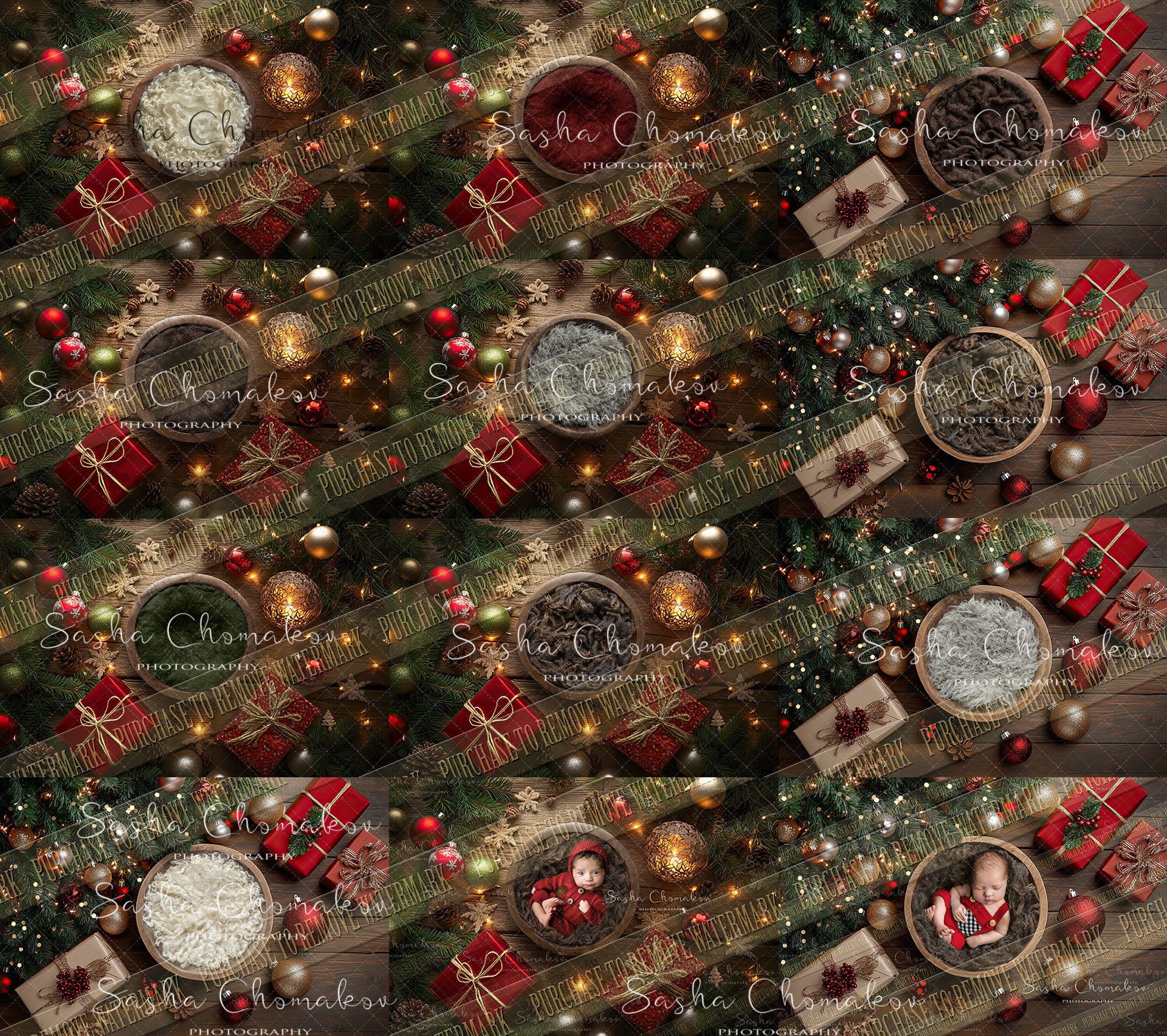 Digital background Ai generated Christmas