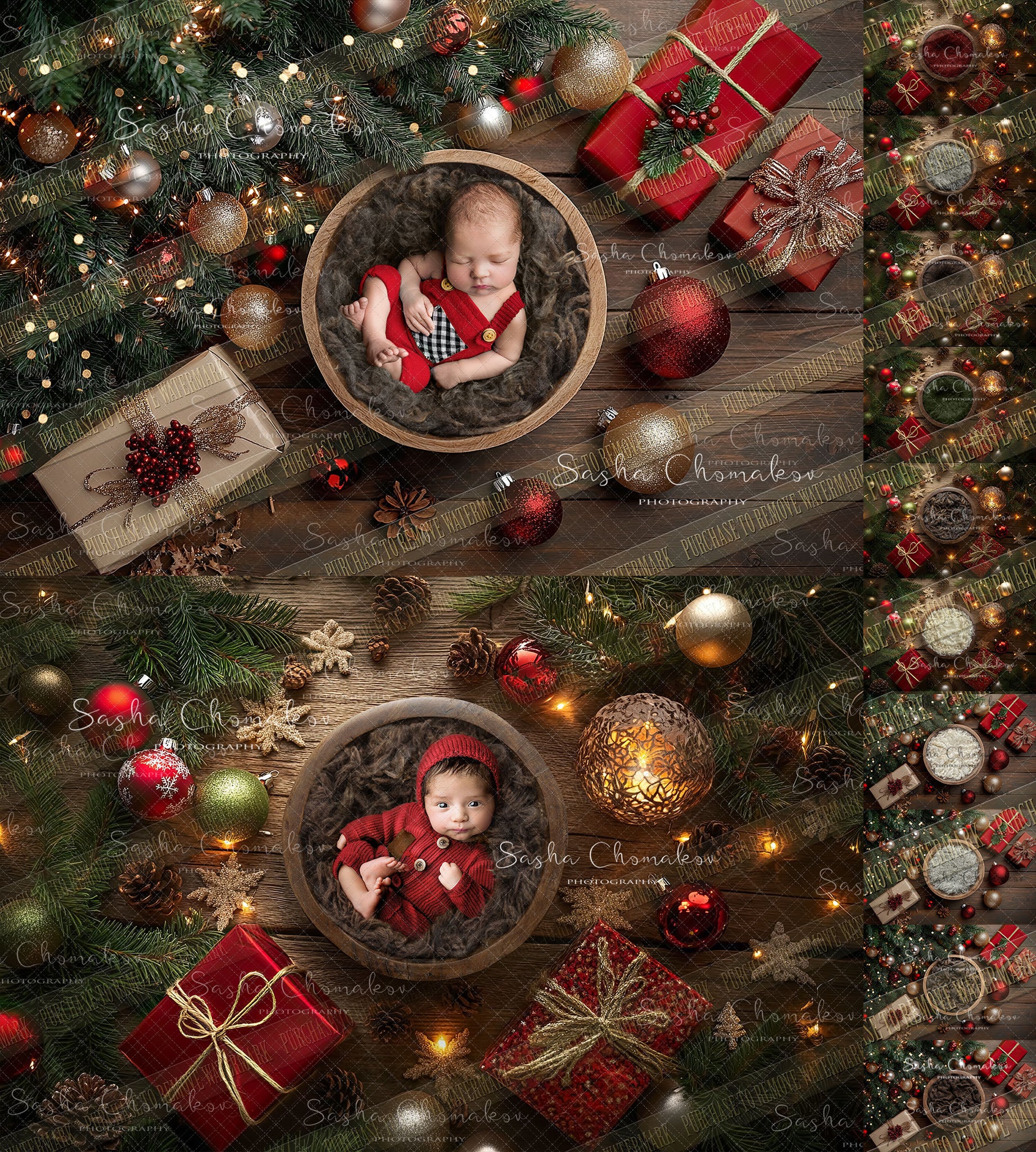 Digital background Ai generated Christmas