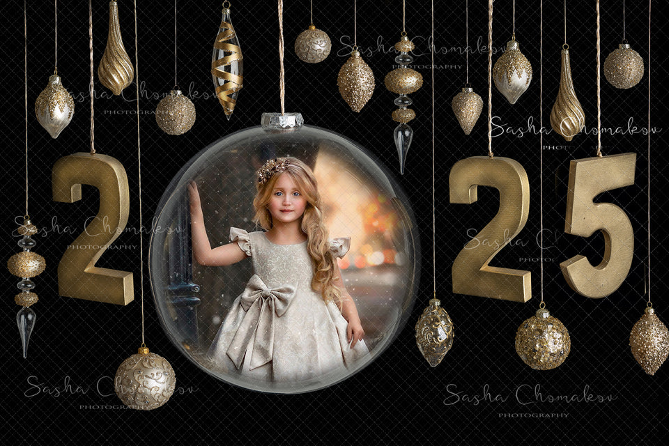 Digital Backdrop Happy hew year 2025