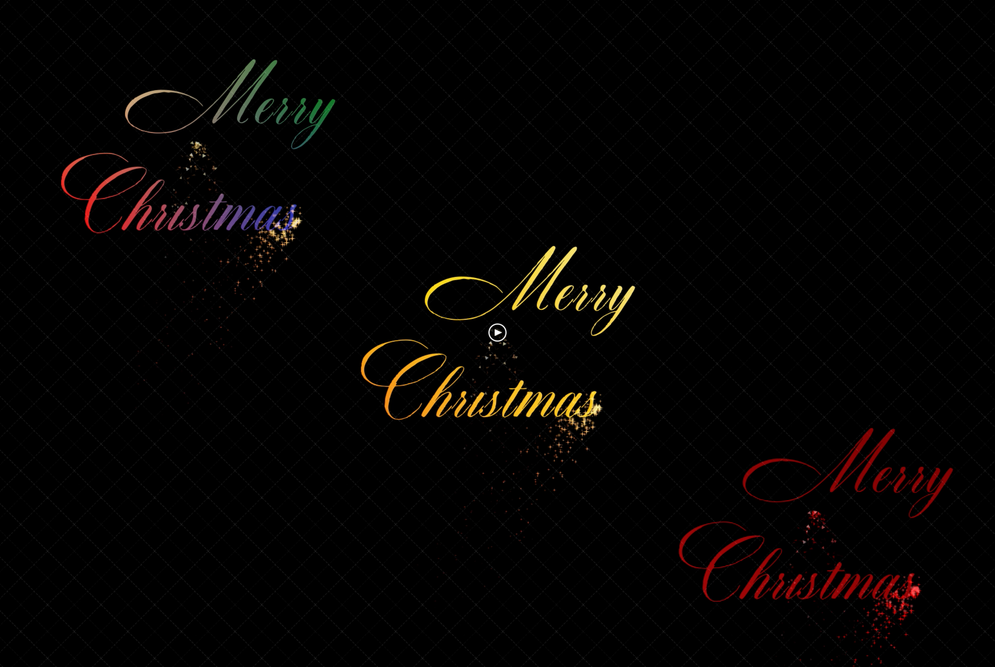 Animated  Merry Christmas Happy New year  overlays animation